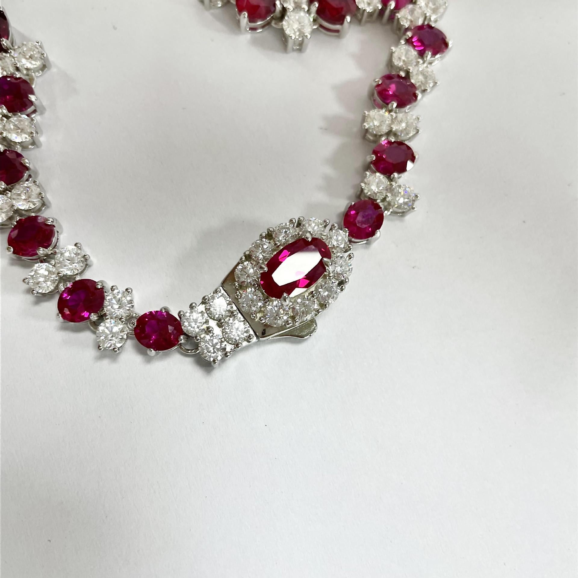 Ruby Garland Necklaces P0604