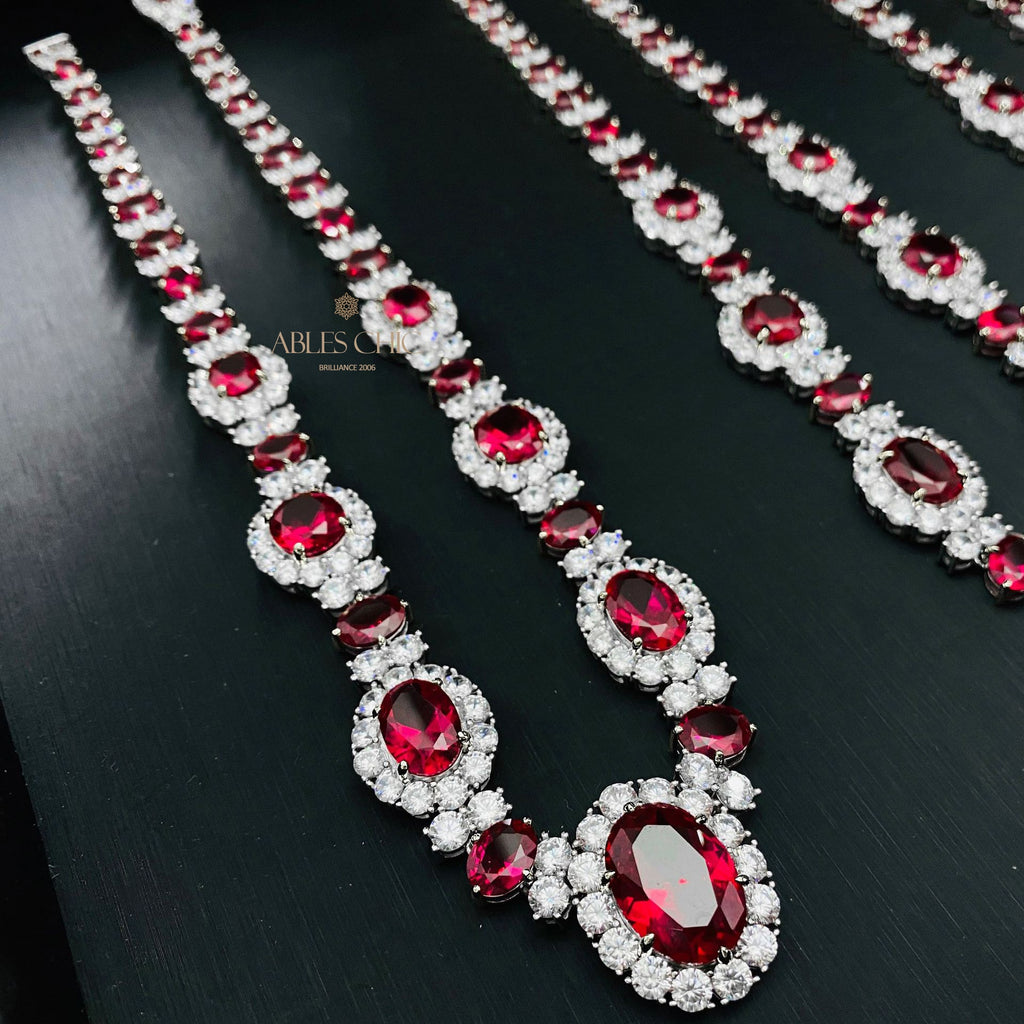 Ruby Garland Necklaces P0604