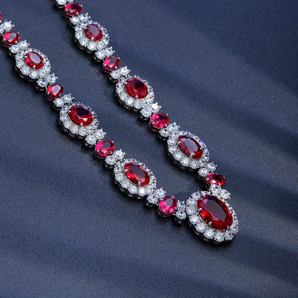 Ruby Garland Necklaces P0604