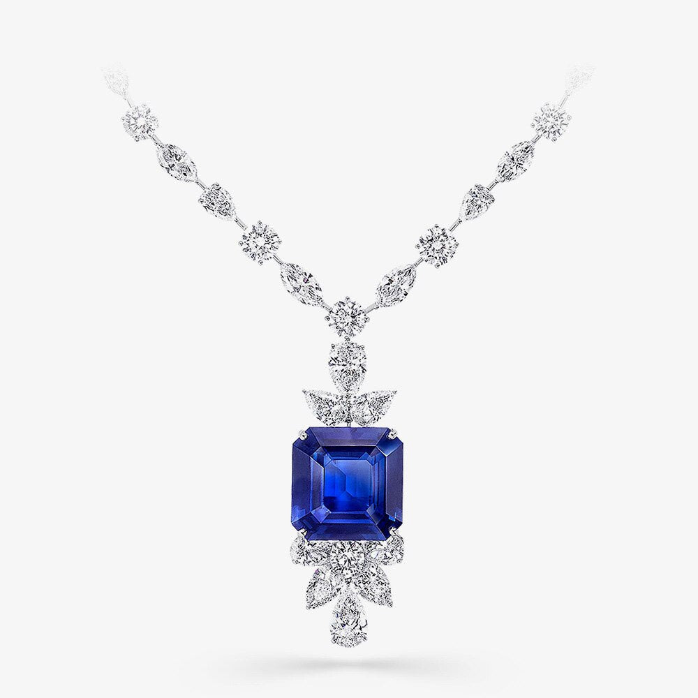 Sapphire Grand Necklace P0634