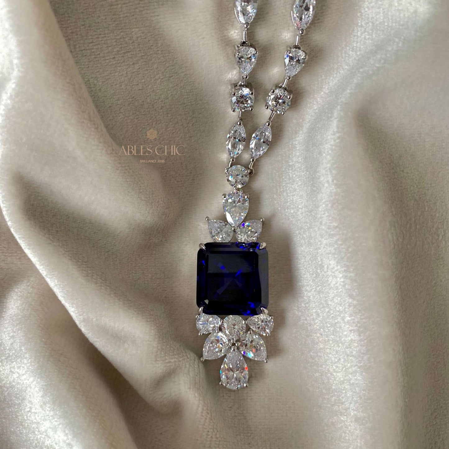 Sapphire Grand Necklace P0634