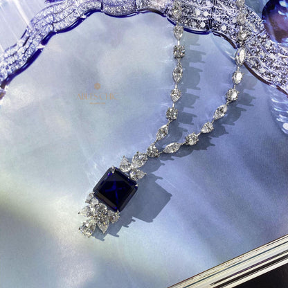 Sapphire Grand Necklace P0634