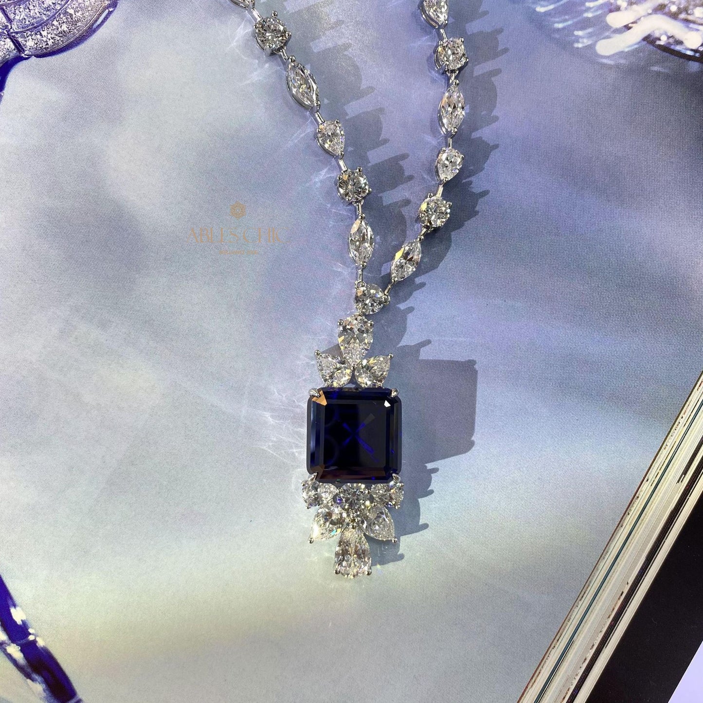 Sapphire Grand Necklace P0634