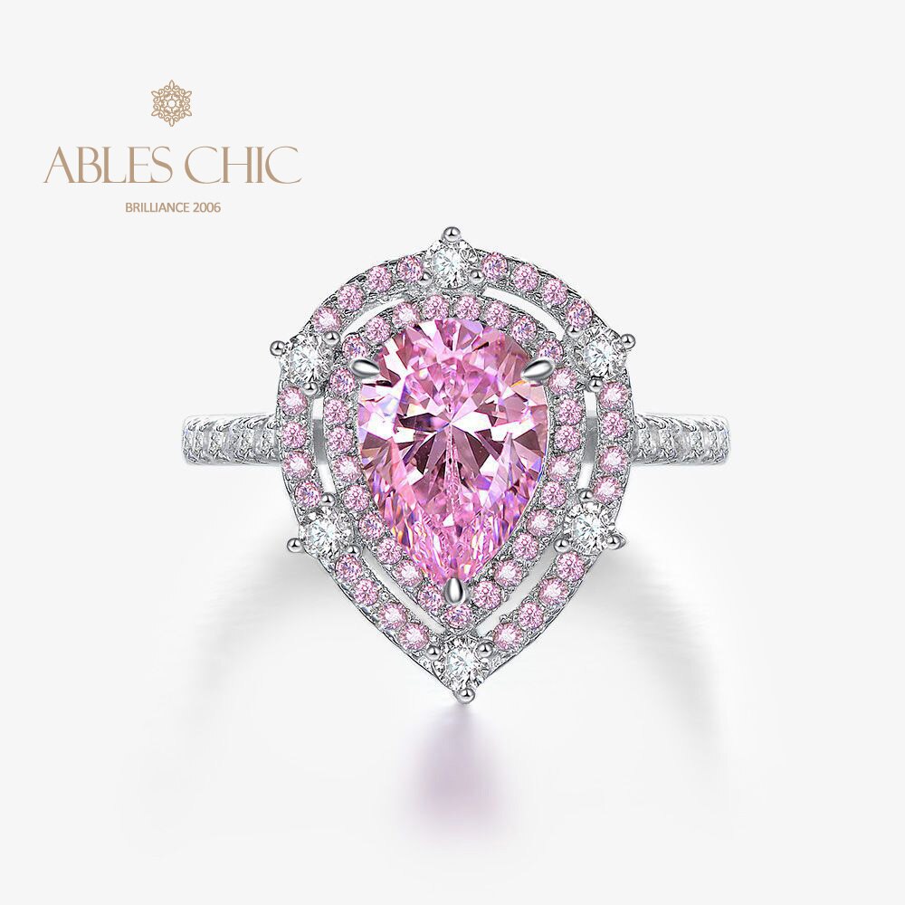 Kunzite Pear Ring R0925