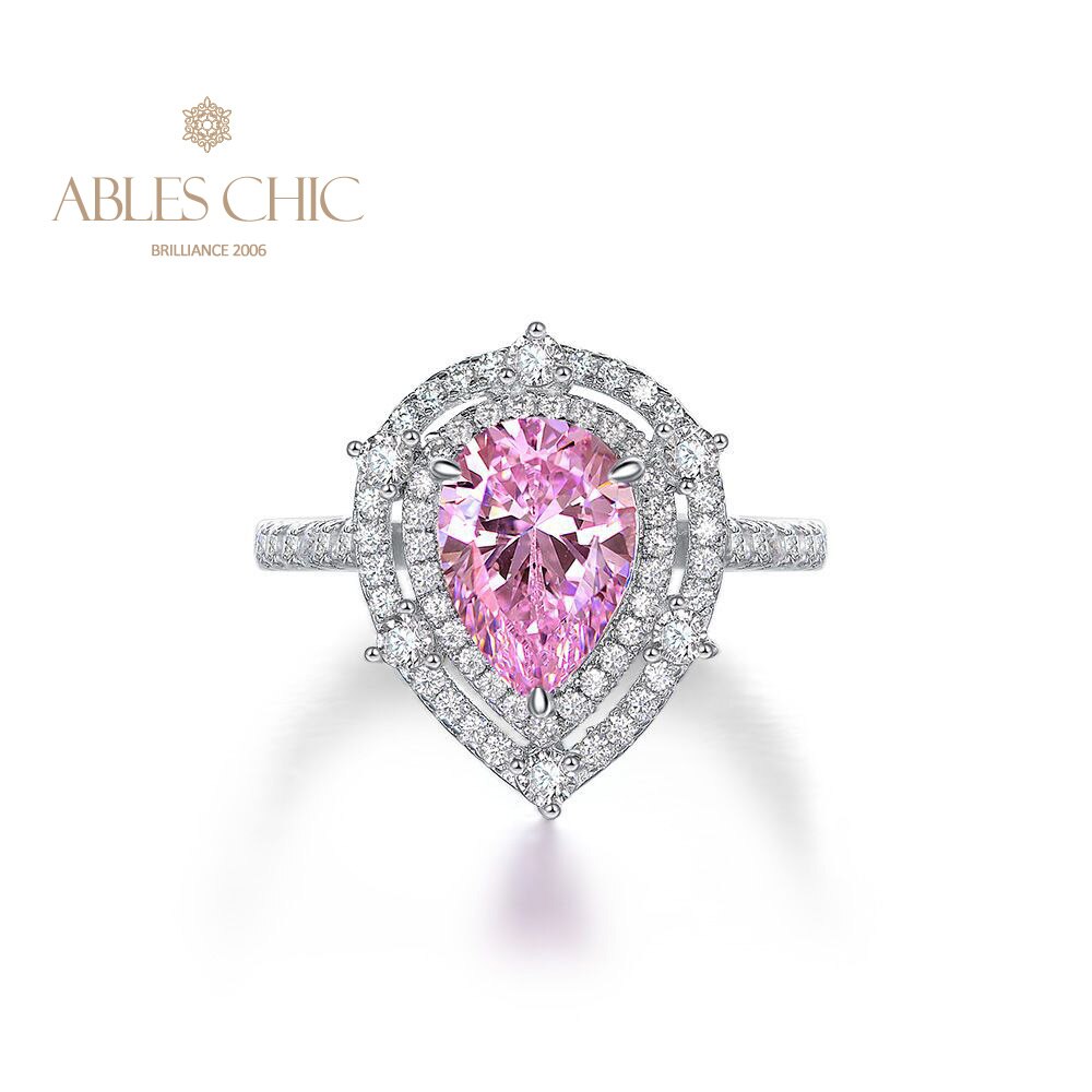 Kunzite Pear Ring R0925