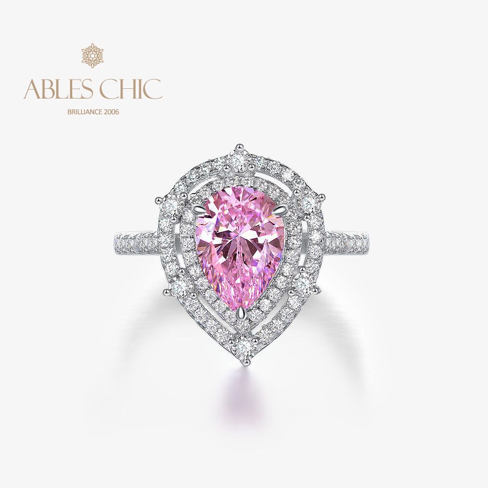 Kunzite Pear Ring R0925