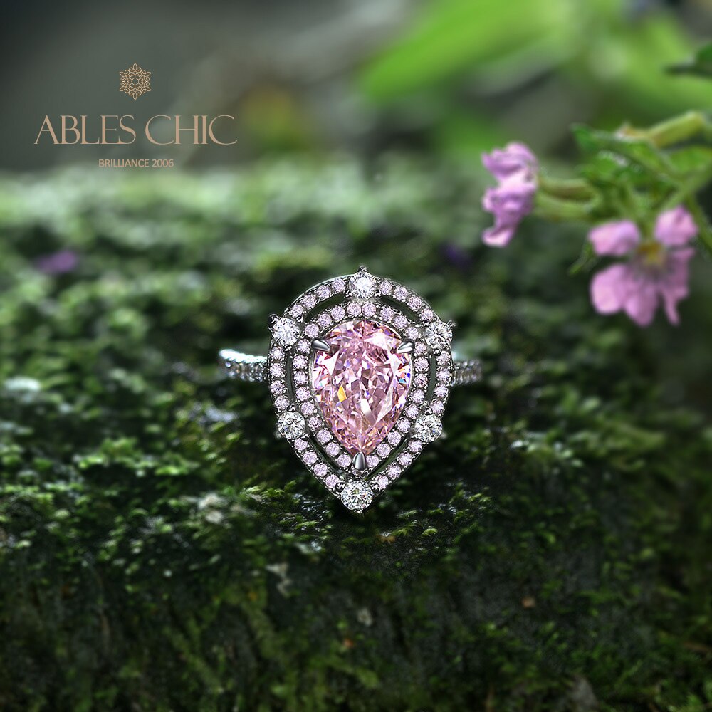 Kunzite Pear Ring R0925