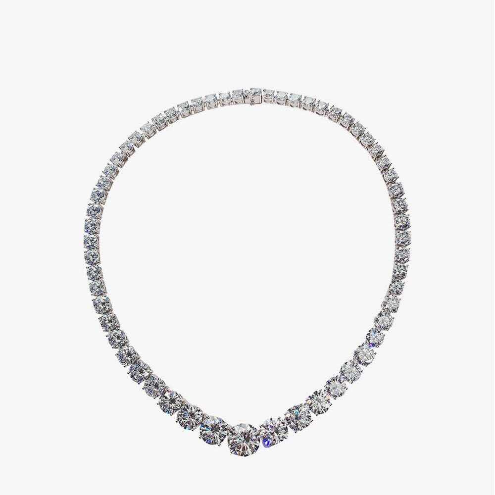 Gradient Iced Out Bling Necklace P0513