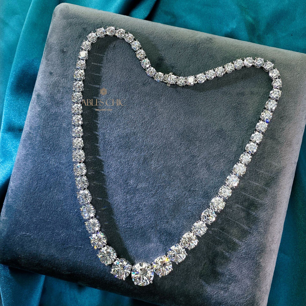 Gradient Iced Out Bling Necklace P0513