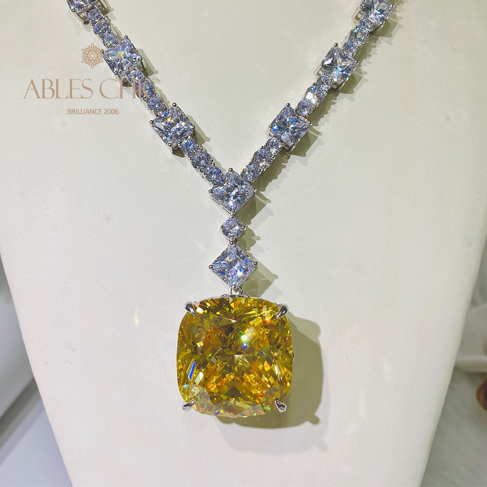 Gigantic Citrine Wedding Necklace B0481