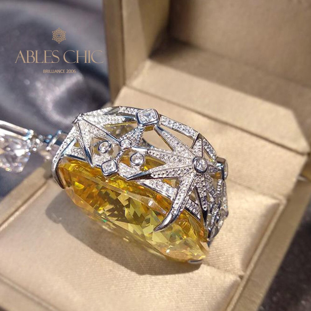 Gigantic Citrine Wedding Necklace B0481