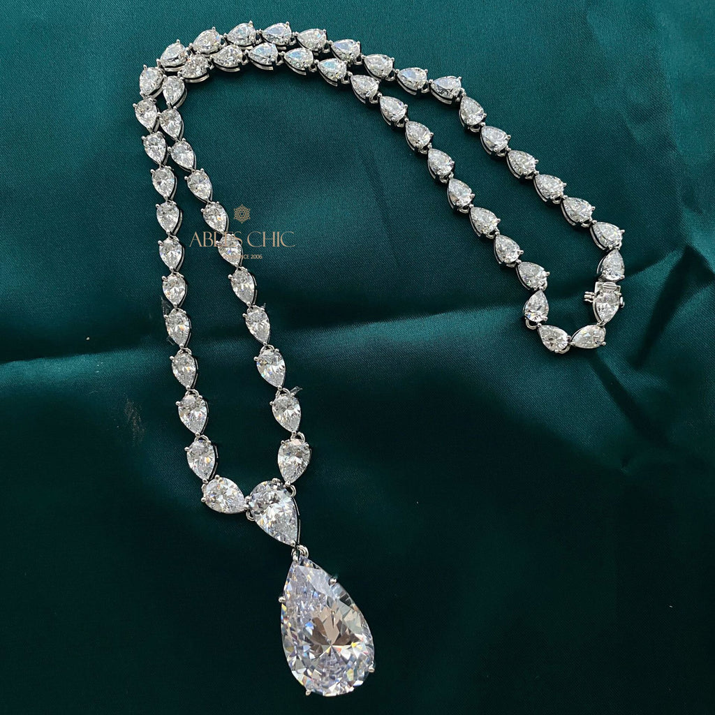 White Tourmaline Brides Necklace B0507