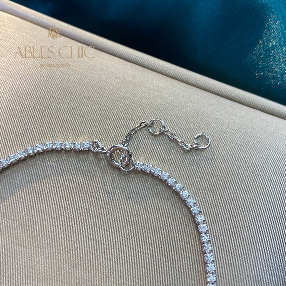 Lab Emerald Solitaire Bling Bracelet B0826