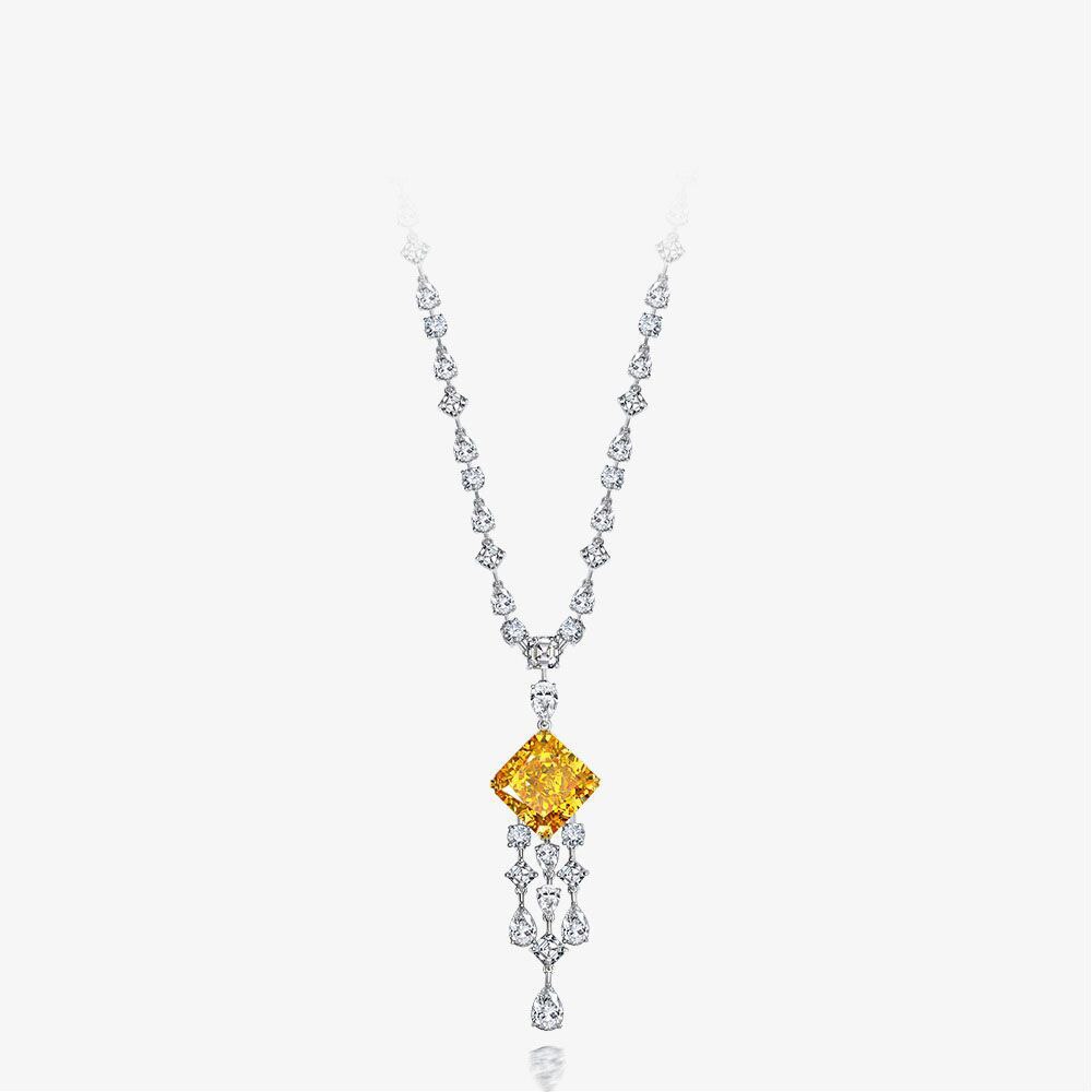 Imperial Topaz Chanderlier Pendant P0637