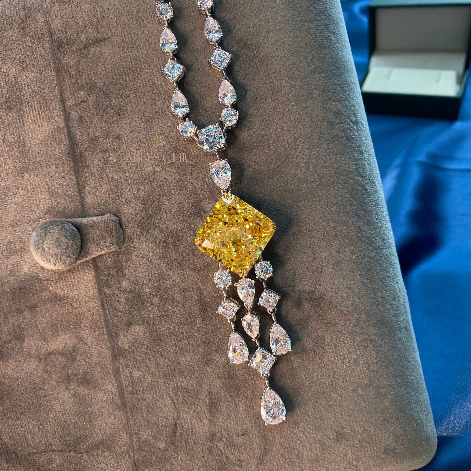 Imperial Topaz Chanderlier Pendant P0637