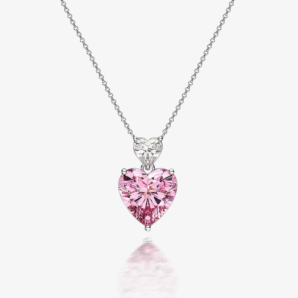 Morganite Heart Pendant B0345