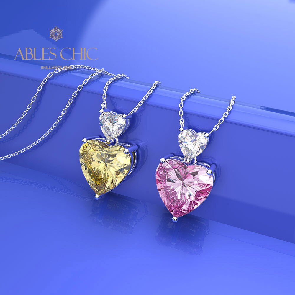 Morganite Heart Pendant B0345