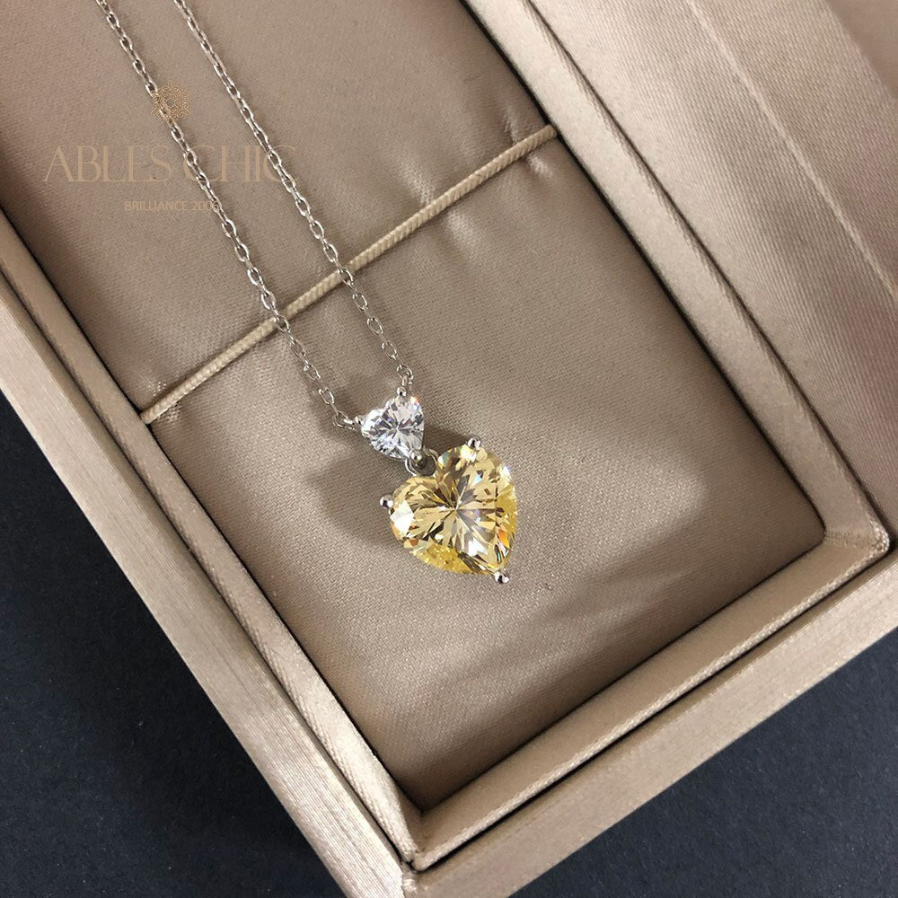 Morganite Heart Pendant B0345