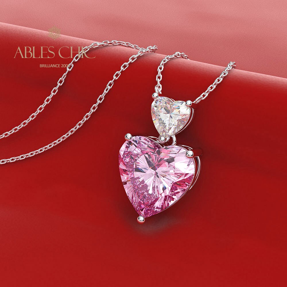Morganite Heart Pendant B0345