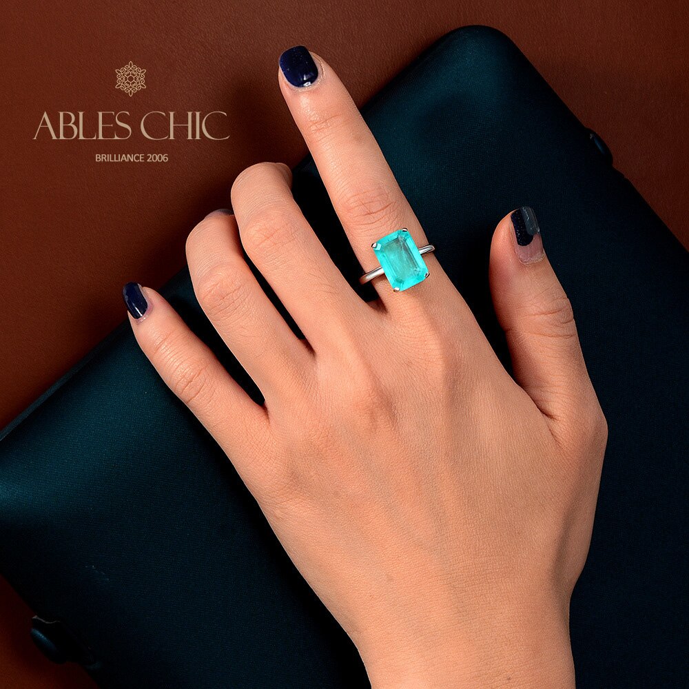 Paraiba Wedding Ring R0868