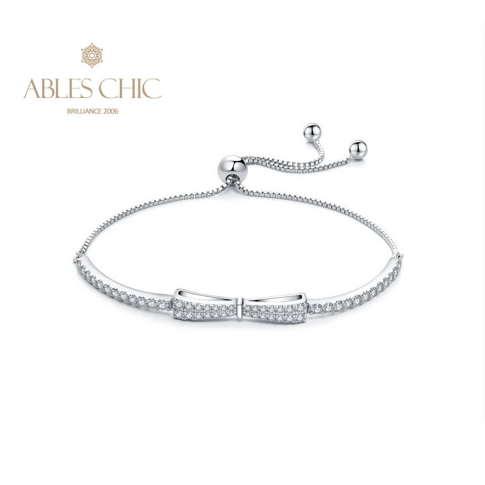 Paved Bowtie Bling Bracelet B0823