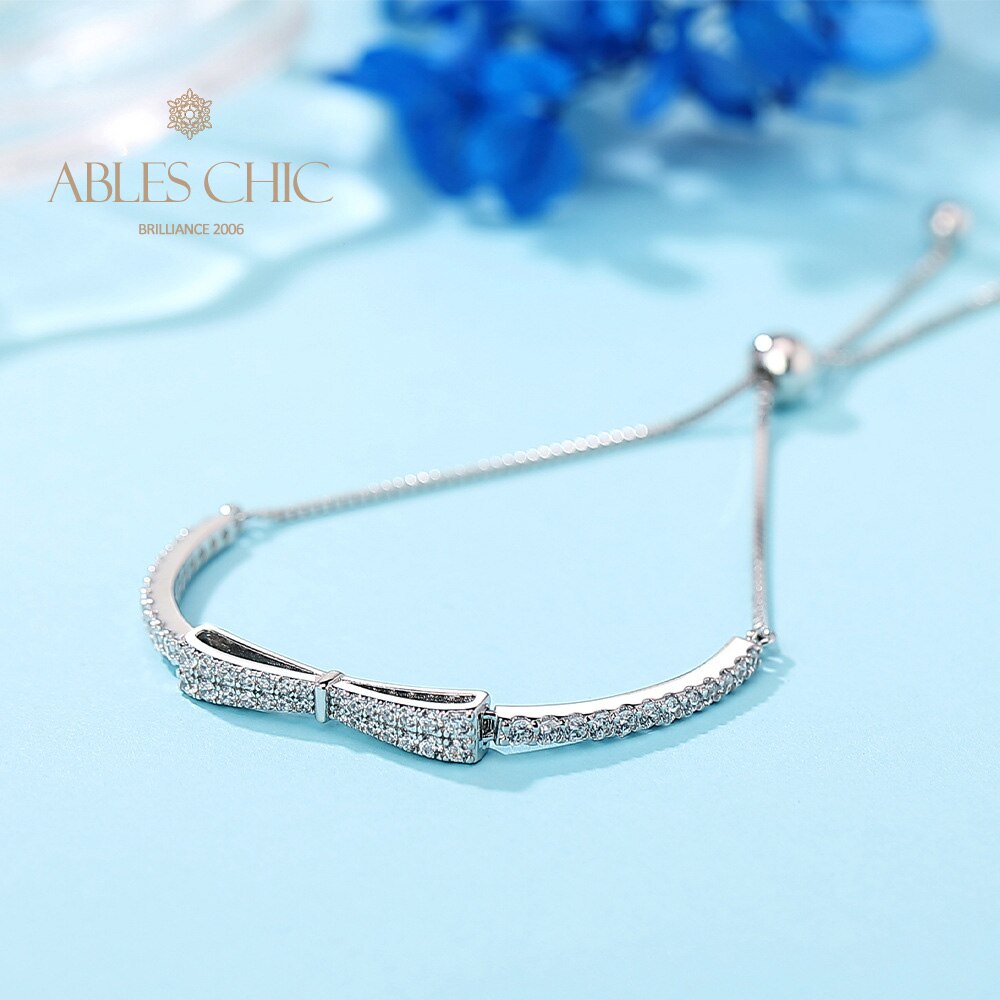 Paved Bowtie Bling Bracelet B0823