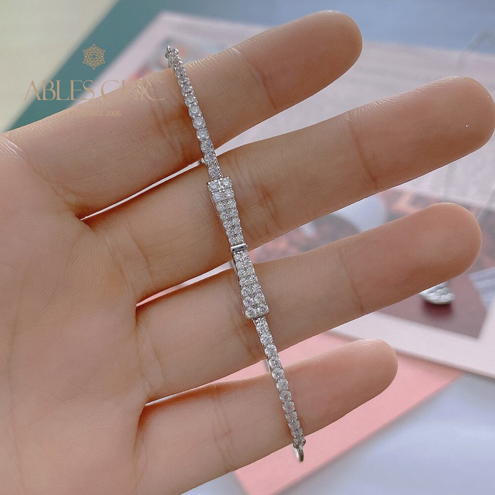 Paved Bowtie Bling Bracelet B0823