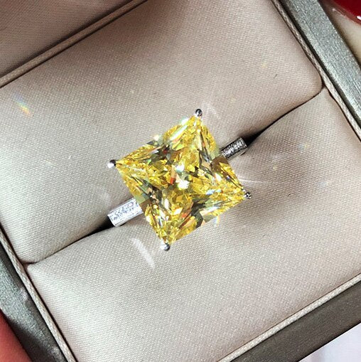 Yellow Beryl Wedding Ring R0351
