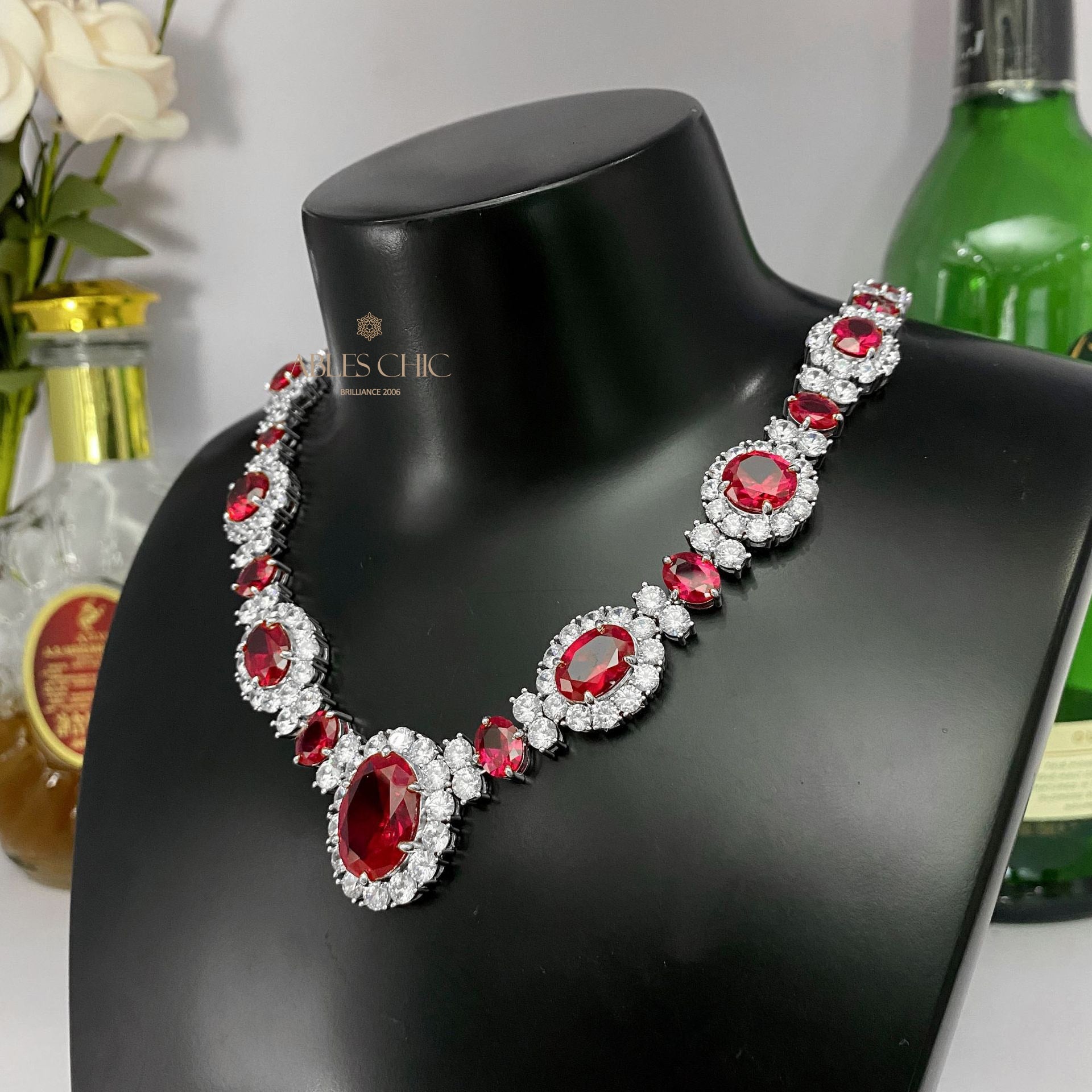 Ruby Garland Necklaces P0604