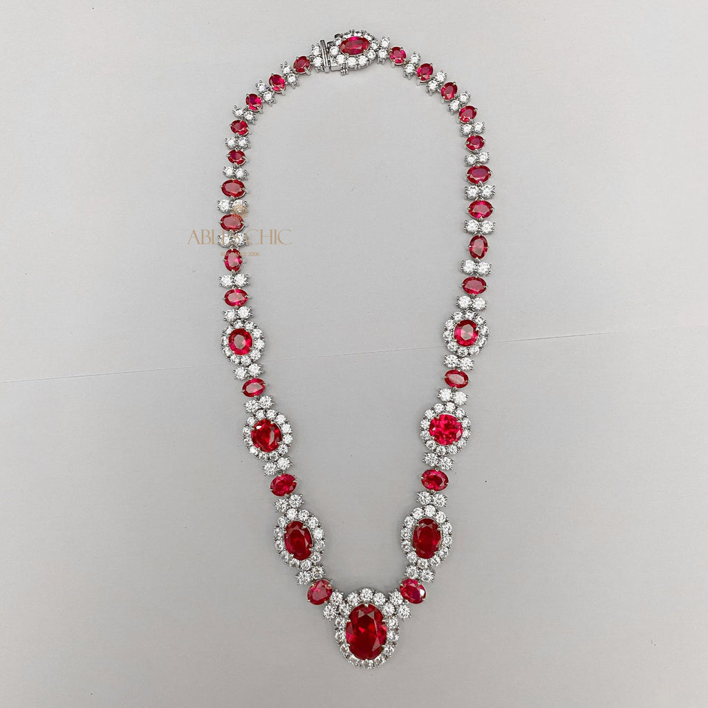 Ruby Garland Necklaces P0604
