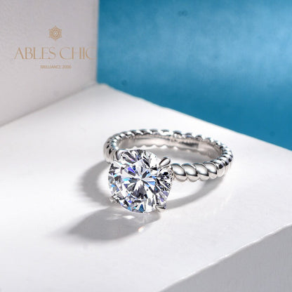 Topaz Solitaire Engagement Ring R0893