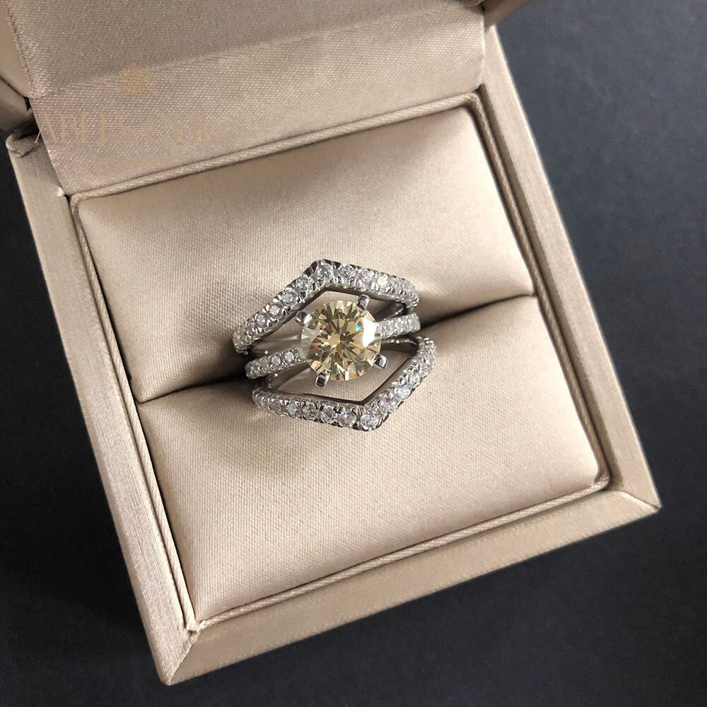 Citrine Stacking Ring Set R0317