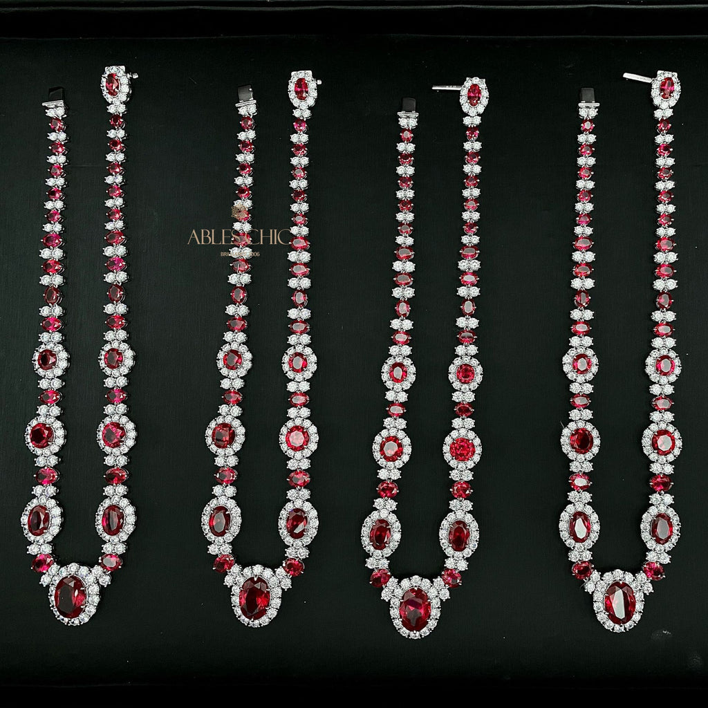 Ruby Garland Necklaces P0604