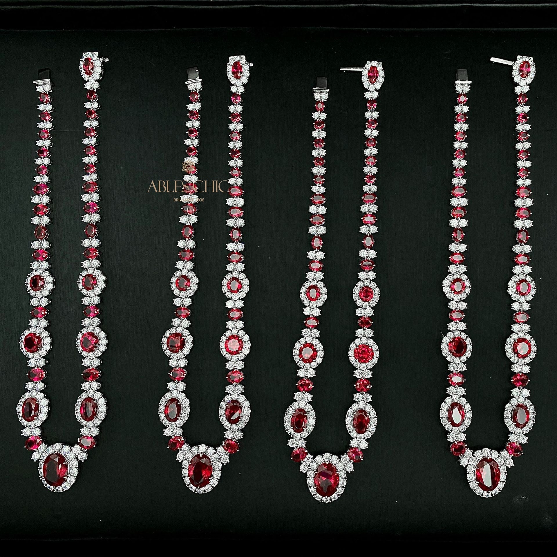 Ruby Garland Necklaces P0604