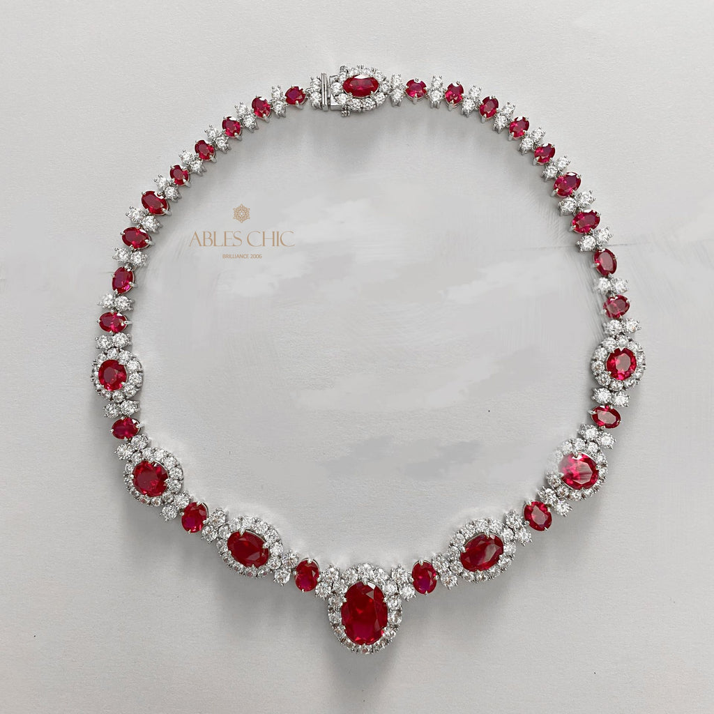 Ruby Garland Necklaces P0604