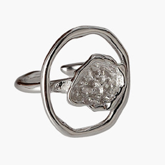 Abstract Floral Pattern Ring R1080