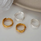 Abstract Matt Pattern Ring R179