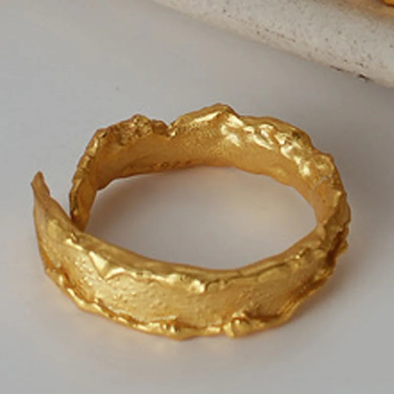 Abstract Matt Pattern Ring R179