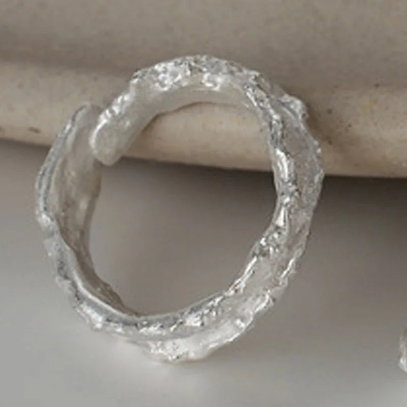 Abstract Matt Pattern Ring R179