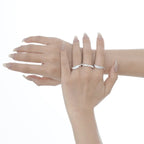 Alien Texture Narrow Ring R1247