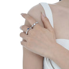 Alien Texture CZ Ring R1252