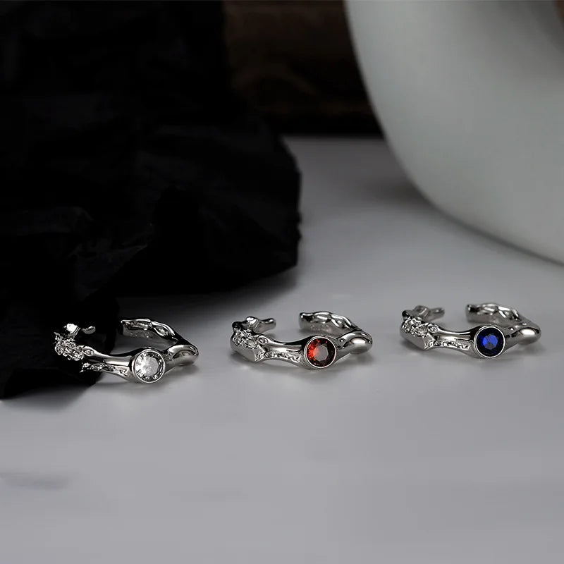 Alien Texture CZ Ring R1252