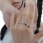 Alien Texture CZ Ring R1252