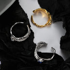 Alien Texture CZ Ring R1258