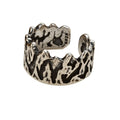 Antique Texture Wide Ring R1228