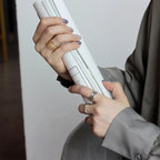 Antique Tile Texture Ring R1284