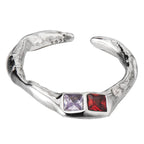 Texture CZ Ring R1277