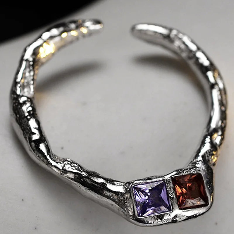 Texture CZ Ring R1277