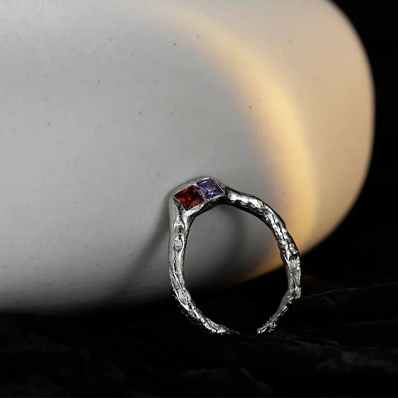 Texture CZ Ring R1277