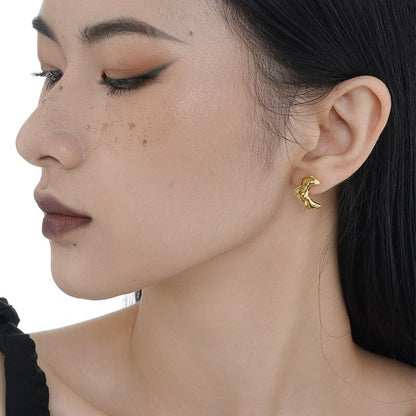 Eccentric Beanpod Ear Studs E1031